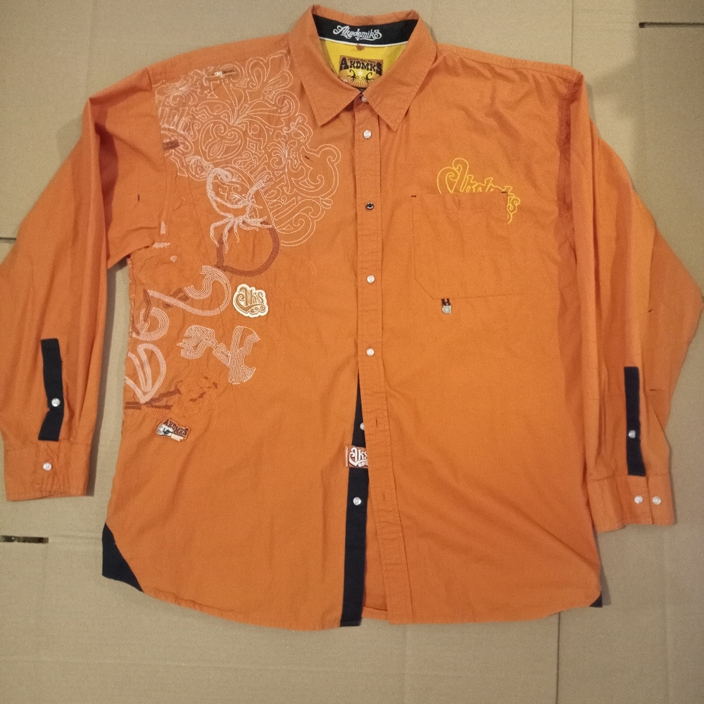 Akademiks set pants and button up